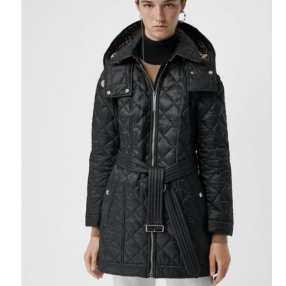 SOLD...Burberry Baughton Quilted Coat - Picture 2 of 8